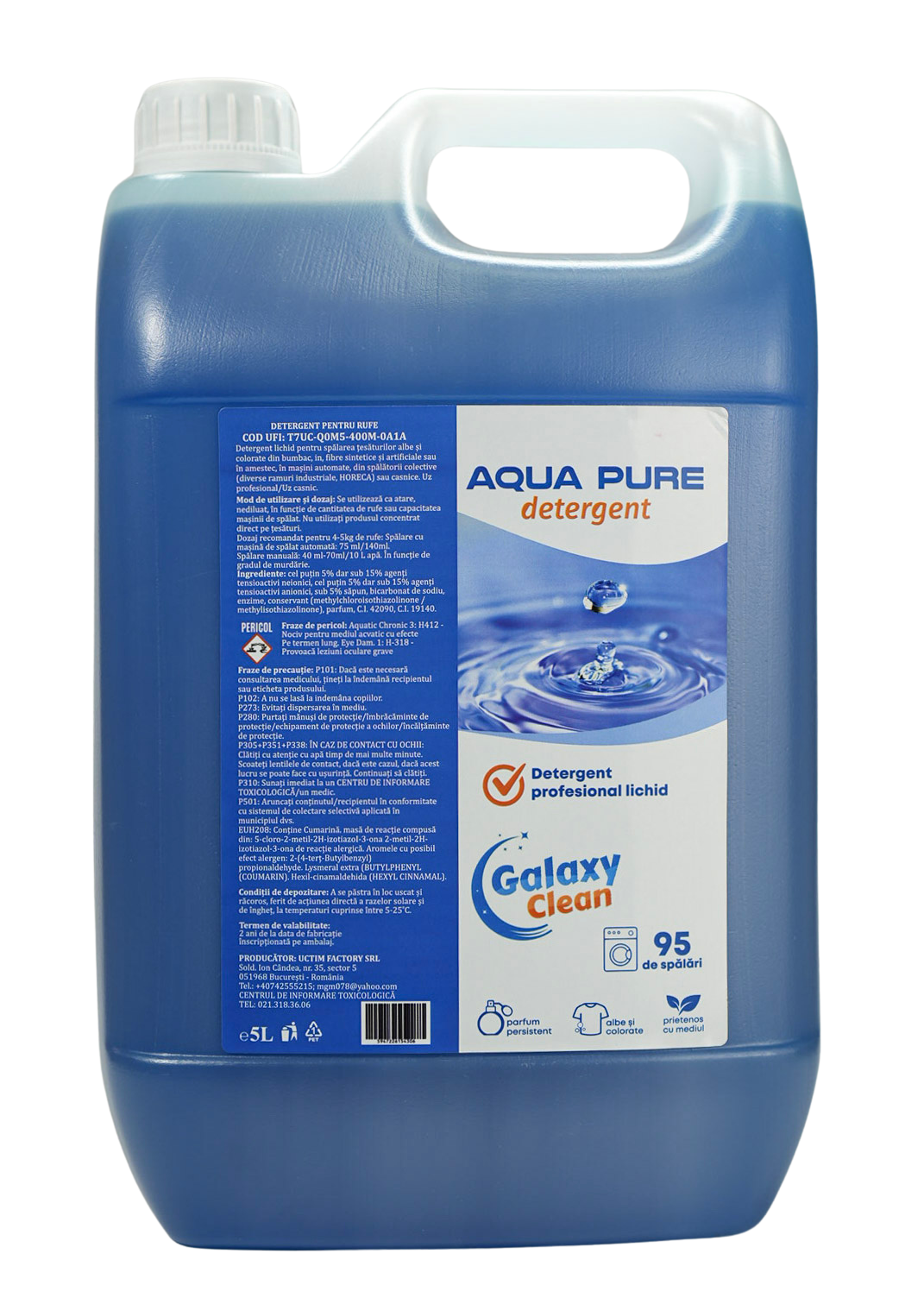 Detergent lichid de rufe Aqua Pure 5L