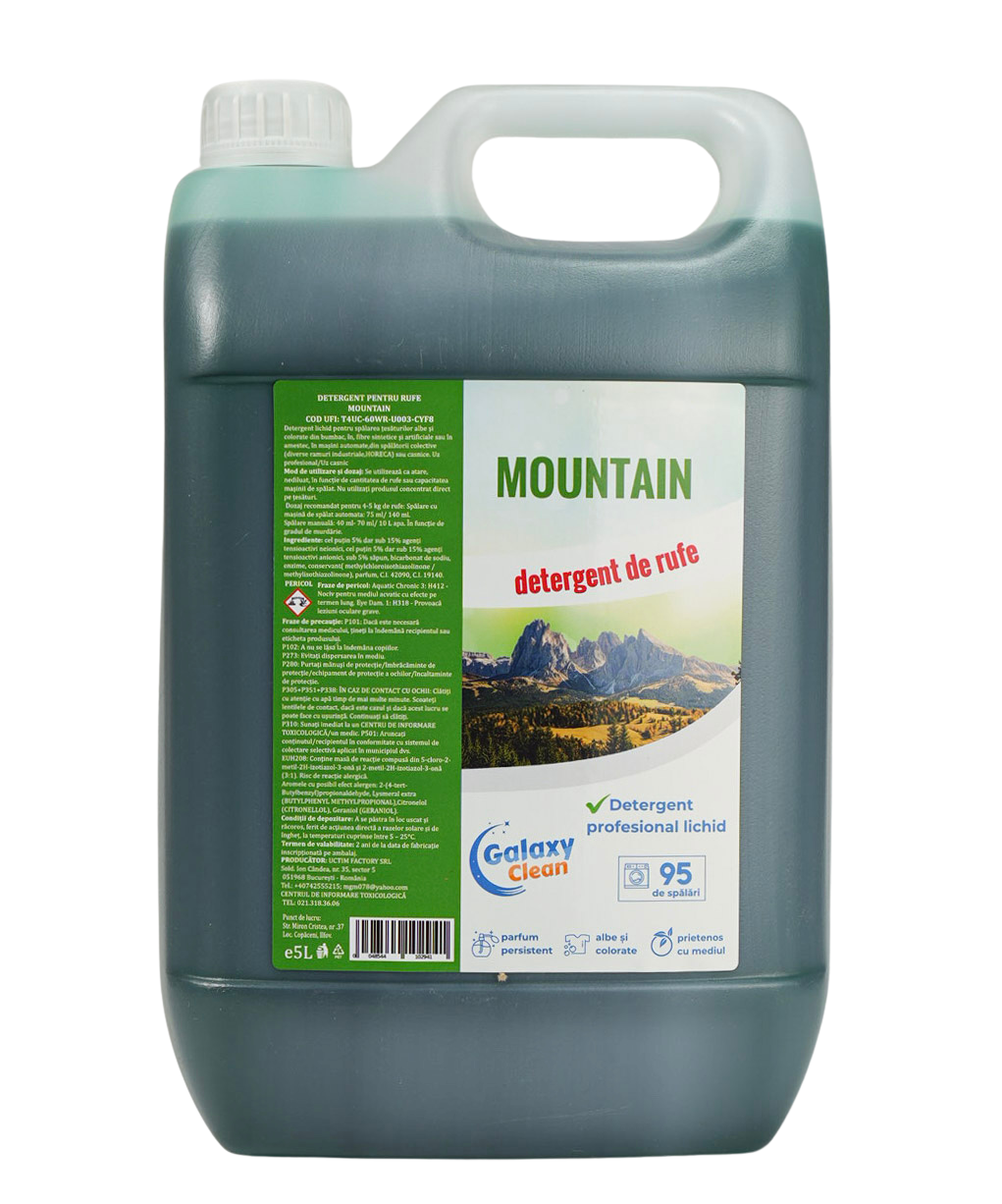 Detergent lichid de rufe Mountain 5L