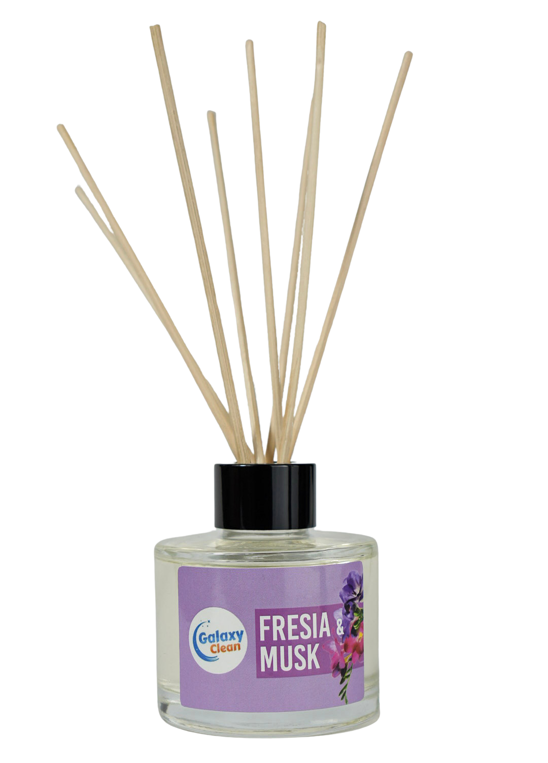 Parfum de cameră cu bețișoare – Fresia & Musk by Galaxy Clean, 100 ml