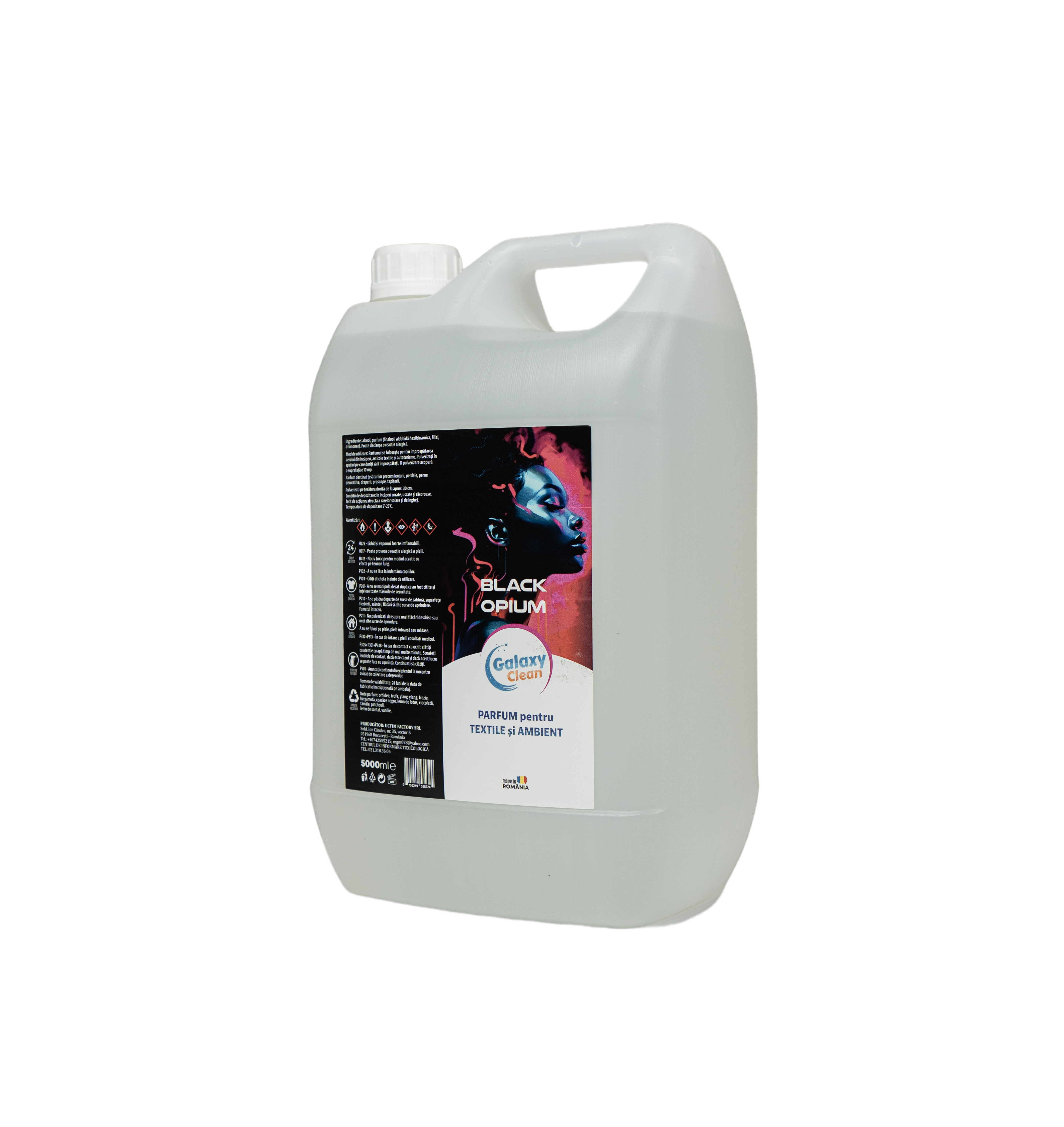 PARFUM PENTRU TEXTILE SI AMBIENT - BLACK OPIUM, 5L