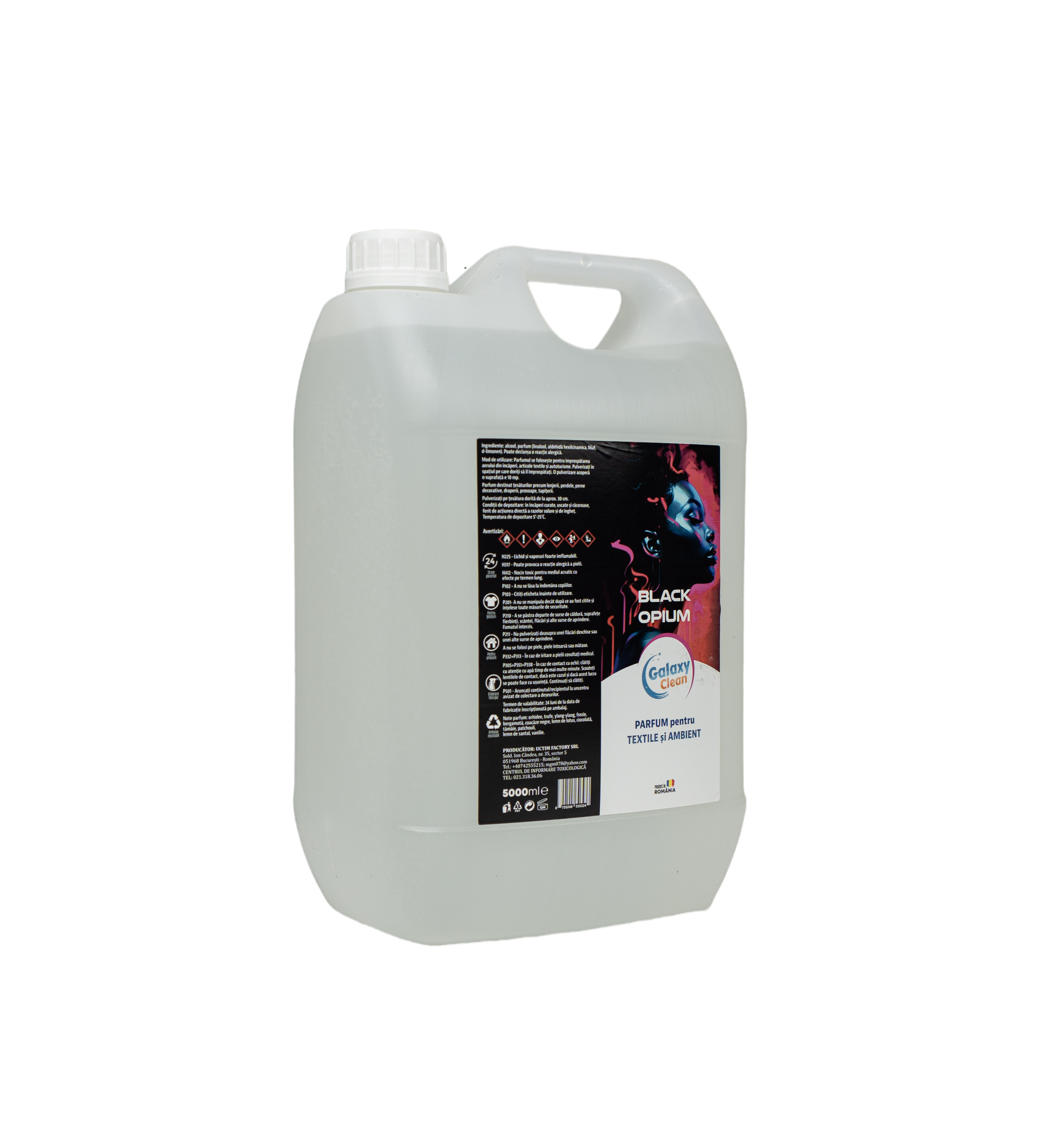 PARFUM PENTRU TEXTILE SI AMBIENT - BLACK OPIUM, 5L