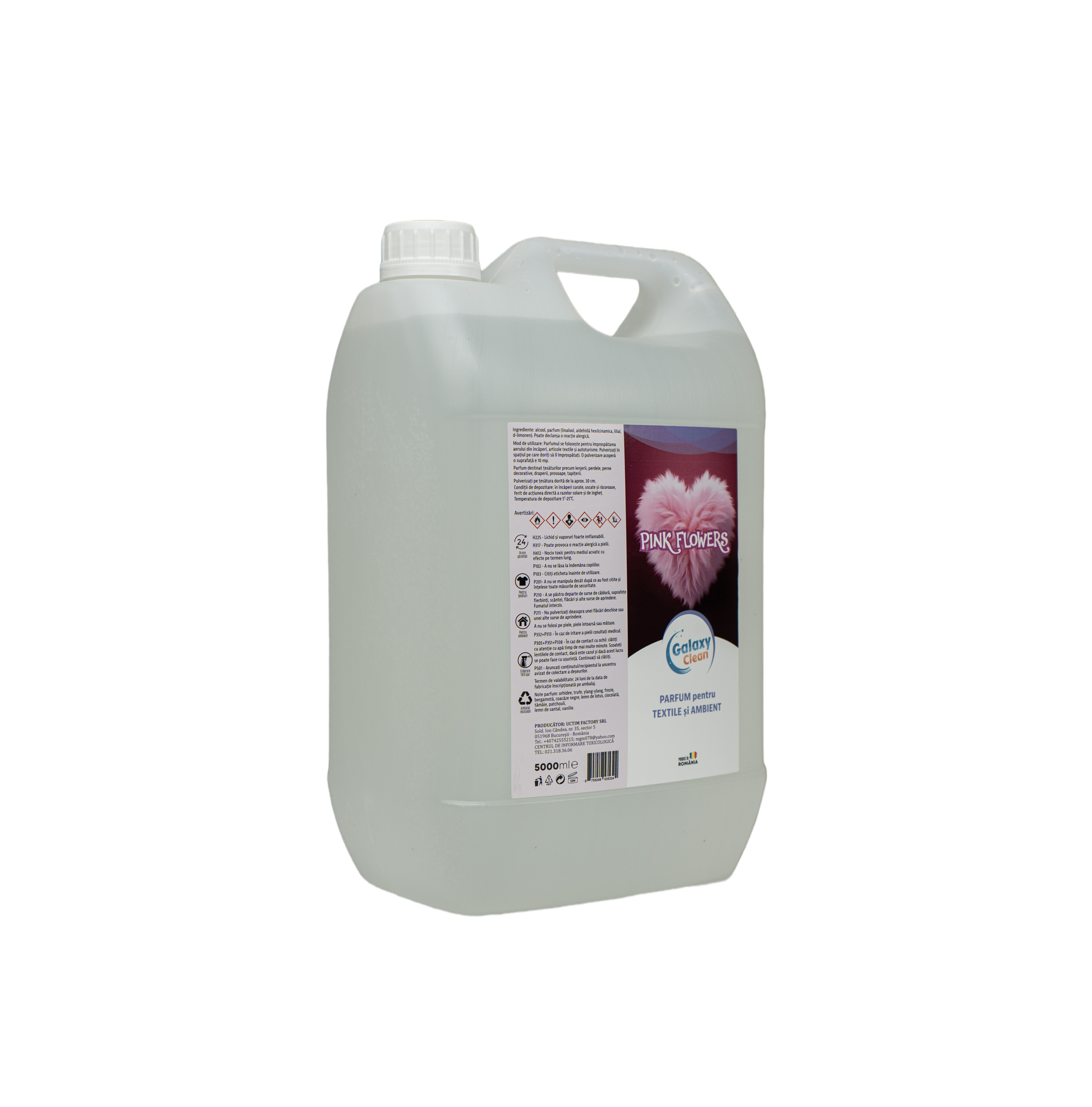 PARFUM PENTRU TEXTILE SI AMBIENT - PINK FLOWERS, 5L