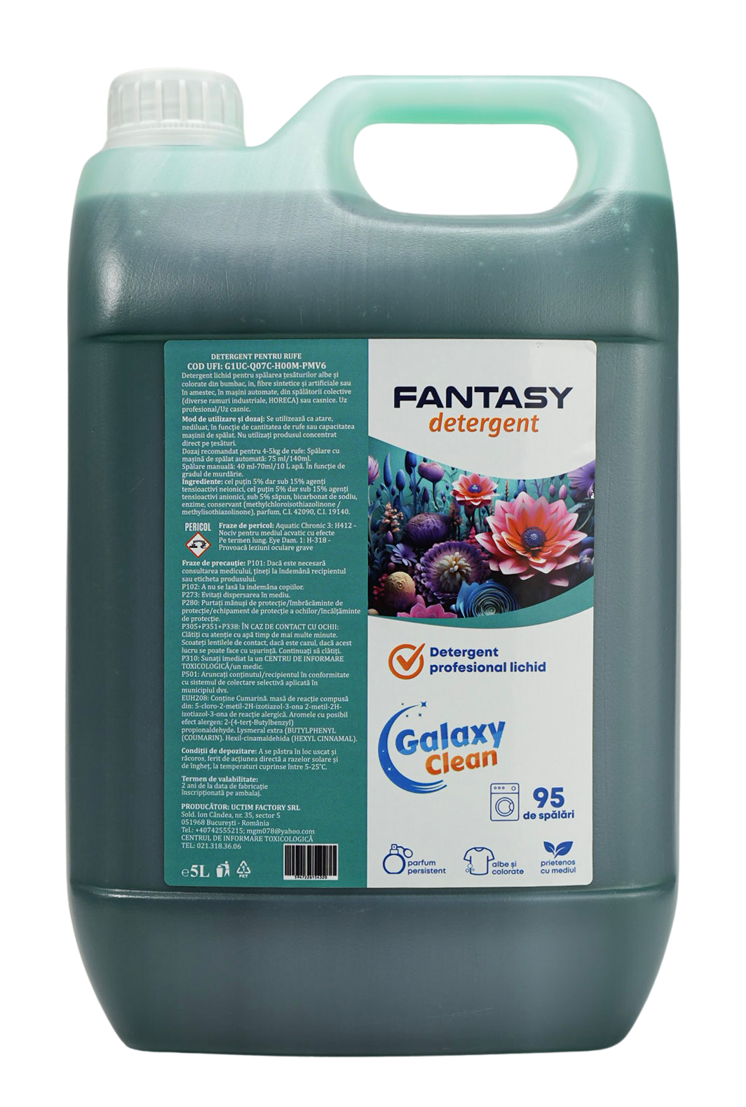 Detergent lichid de rufe Fantasy 5L