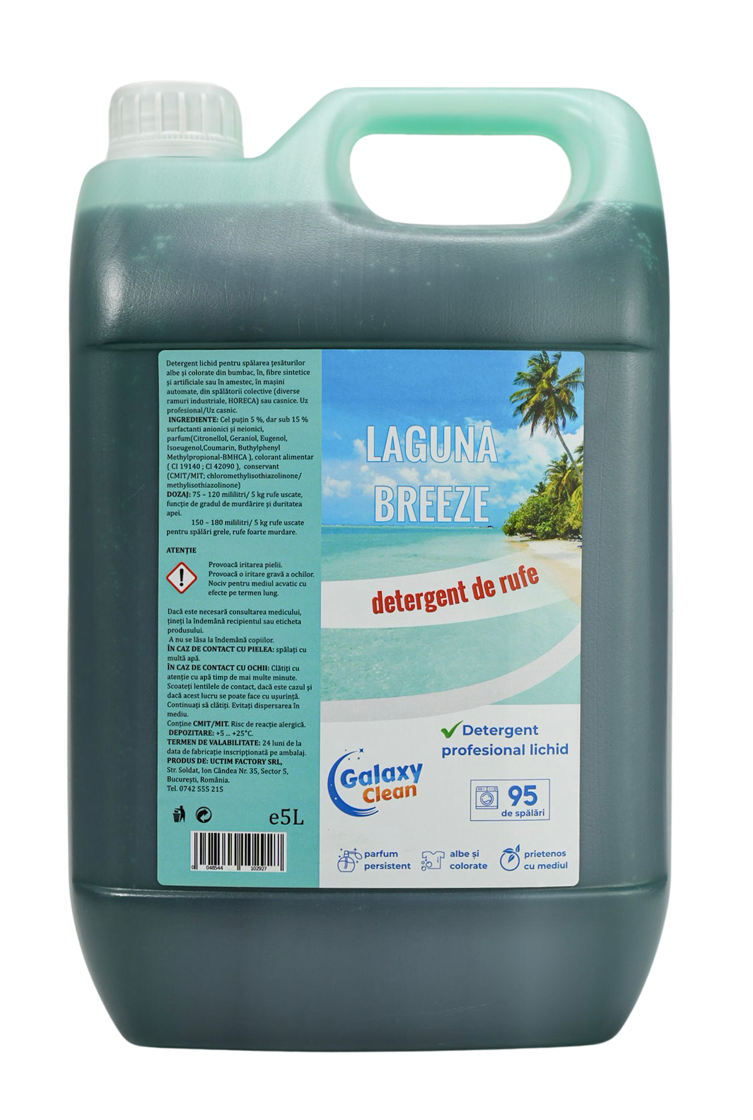 Detergent lichid de rufe Laguna Breeze 5L