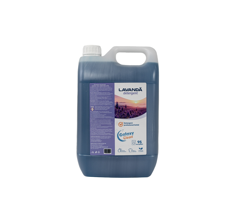 DETERGENT LICHID DE RUFE LAVANDĂ 5L (0.62 ron/spalare)