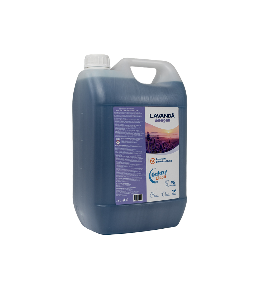 DETERGENT LICHID DE RUFE LAVANDĂ 5L (0.62 ron/spalare)
