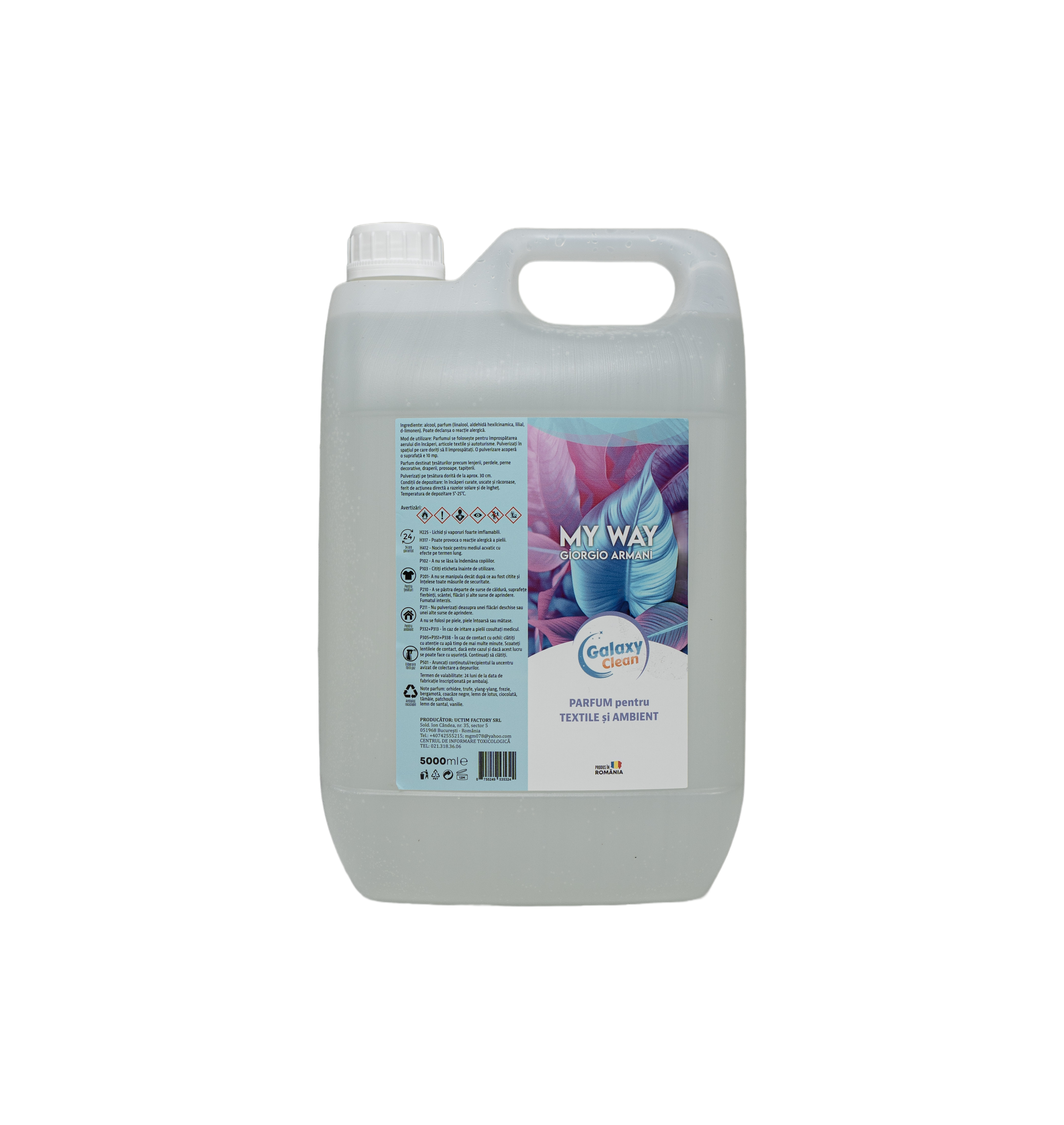 PARFUM PENTRU TEXTILE SI AMBIENT - MY WAY, 5L