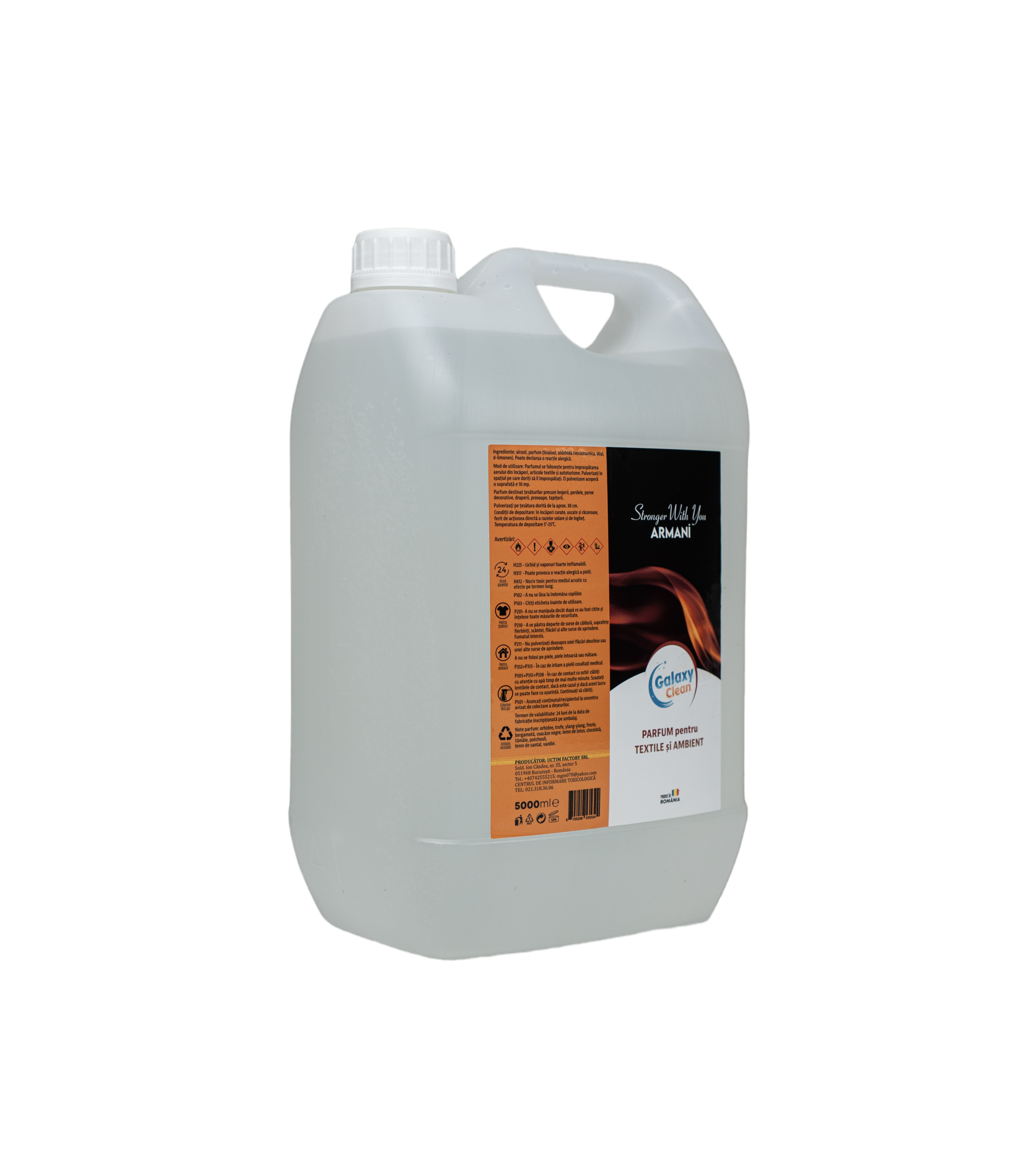 PARFUM PENTRU TEXTILE SI AMBIENT - STRONGER WITH YOU, 5L