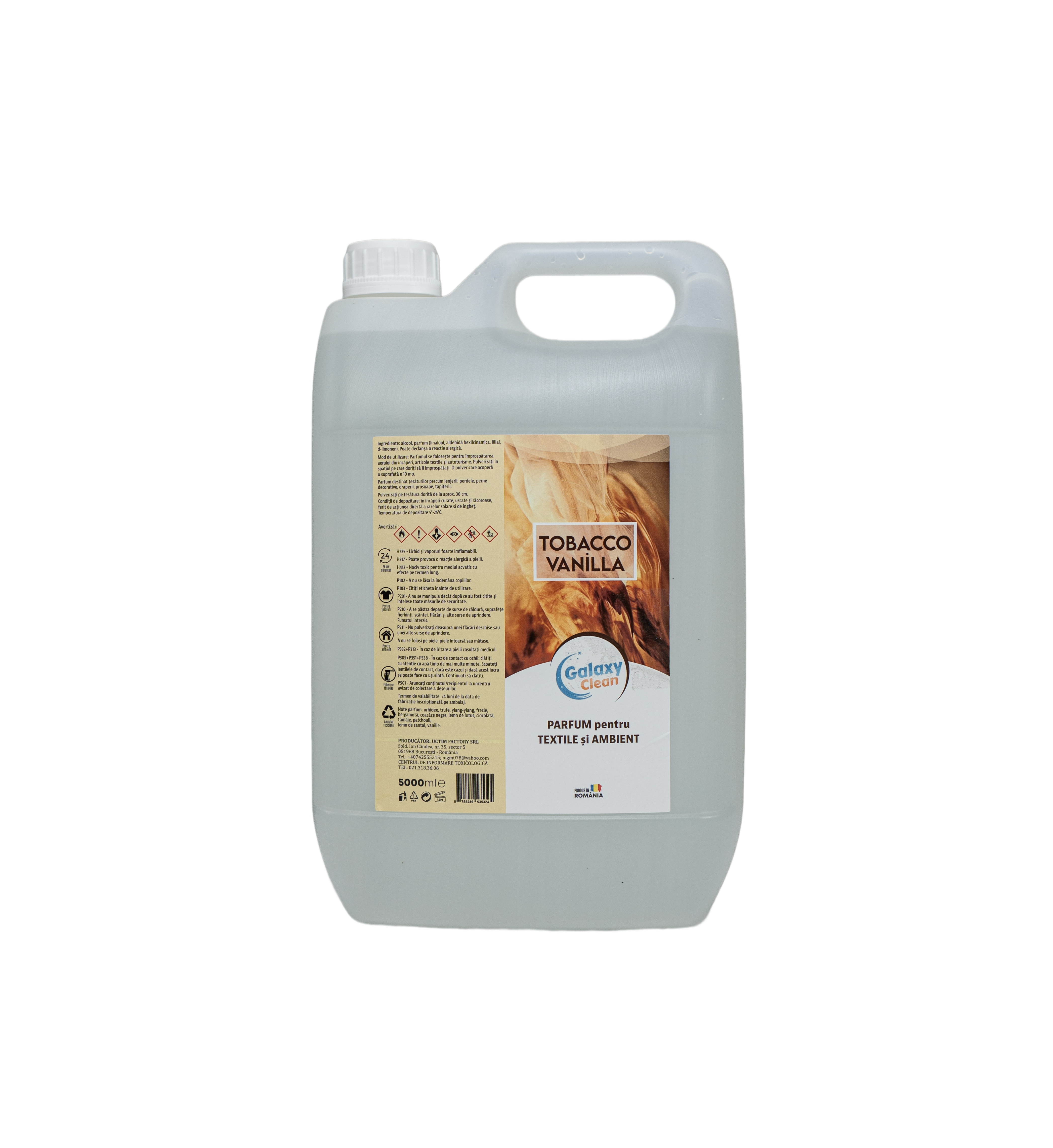 PARFUM PENTRU TEXTILE SI AMBIENT - TABACCO VANILLA, 5L