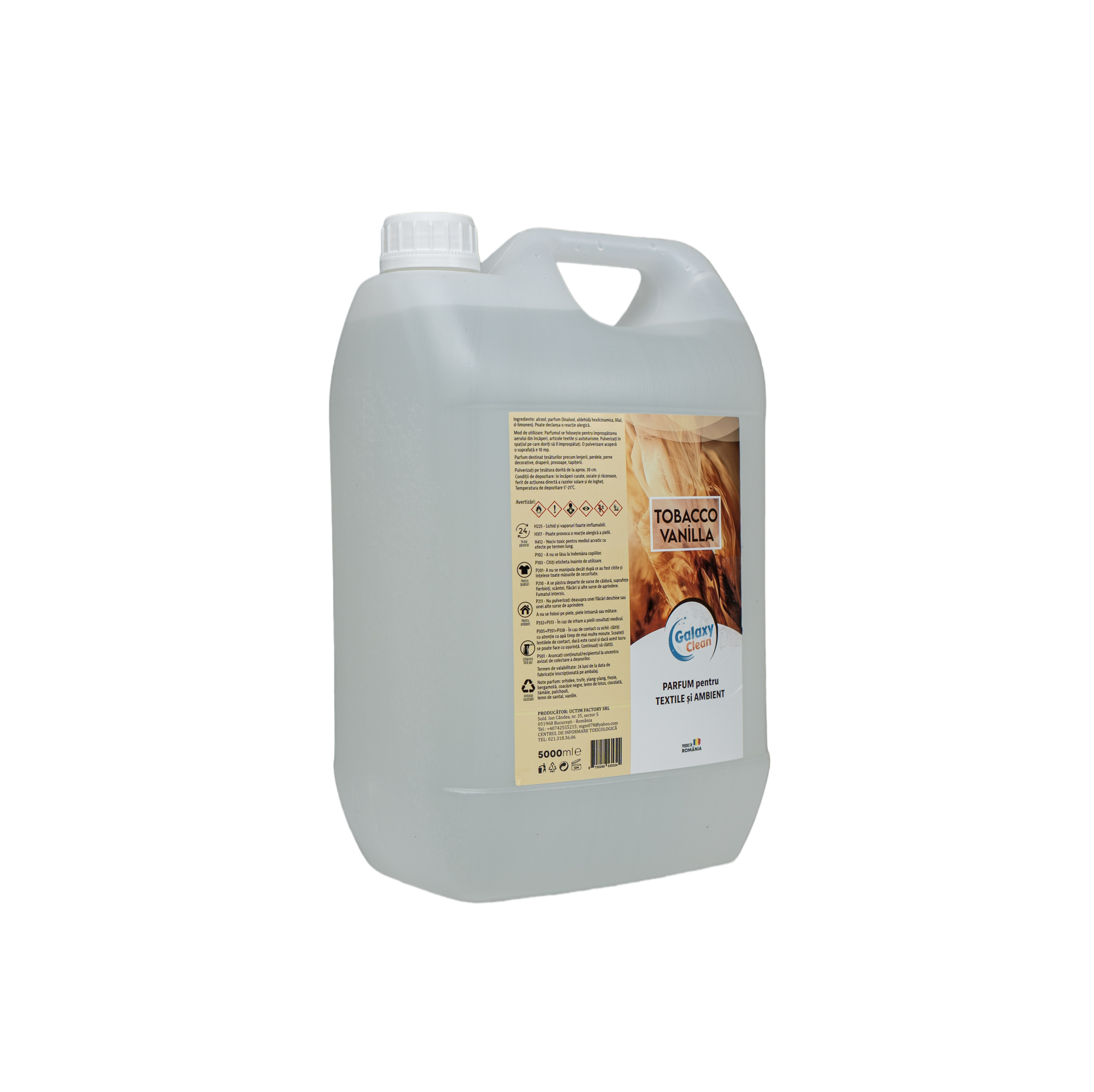PARFUM PENTRU TEXTILE SI AMBIENT - TABACCO VANILLA, 5L