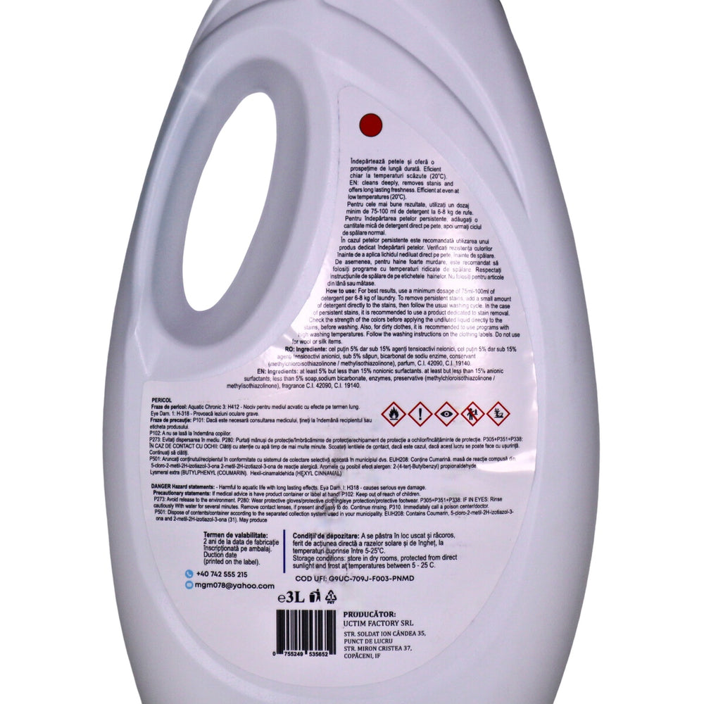 Detergent lichid de rufe Gold Orchid 3L